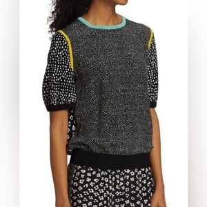 MAX MARA
Mallo Floral Contrast Trim Knit Top